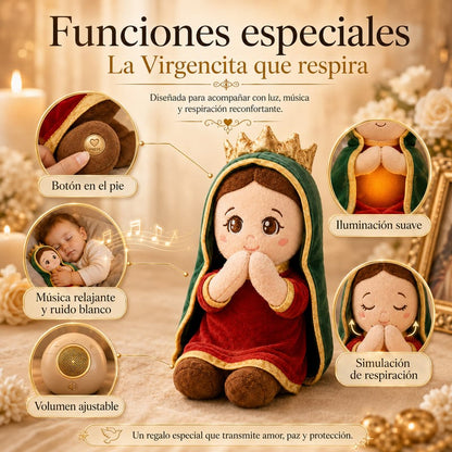 Virgencita Que Respira Con Luces y Sonido