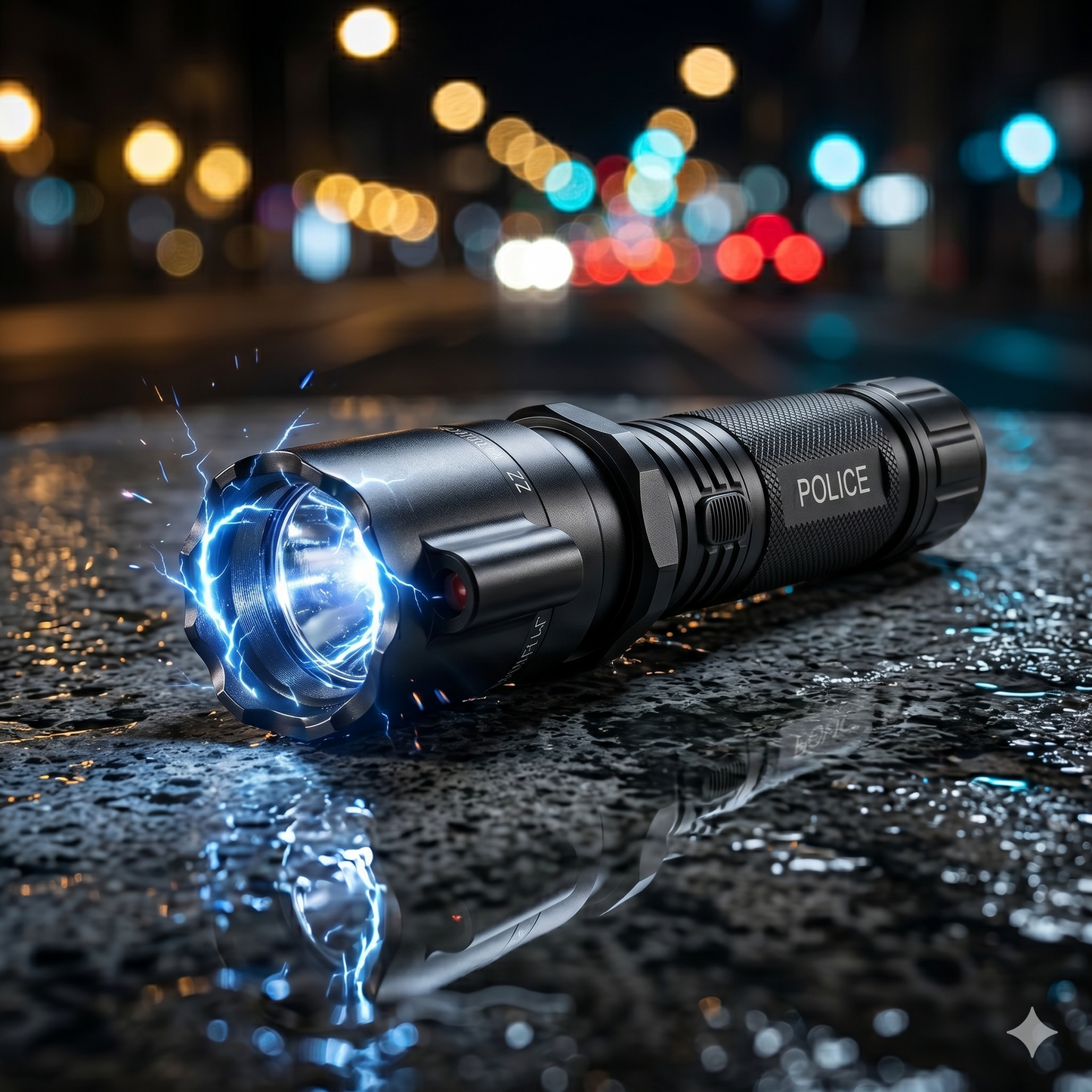 LINTERNA DE DEFENSA PERSONAL CON TASER ELECTRICO