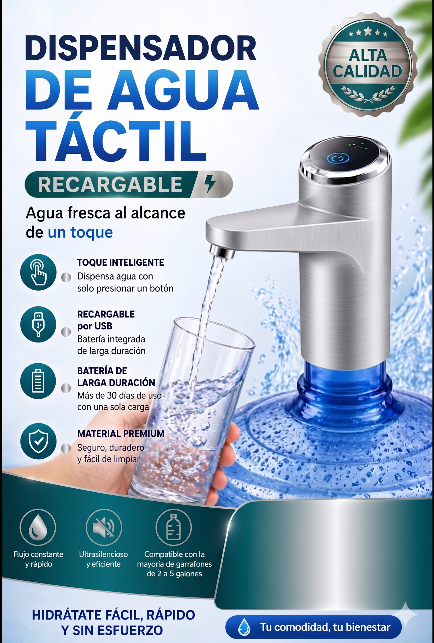 💧Dispensador Eléctrico de Agua + ENVÍO GRATIS 🎁