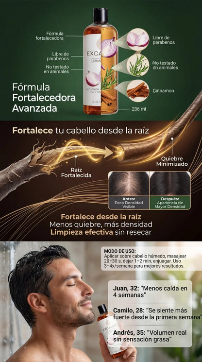 Champú ExCalvo — Regenerador Capilar Anticaída