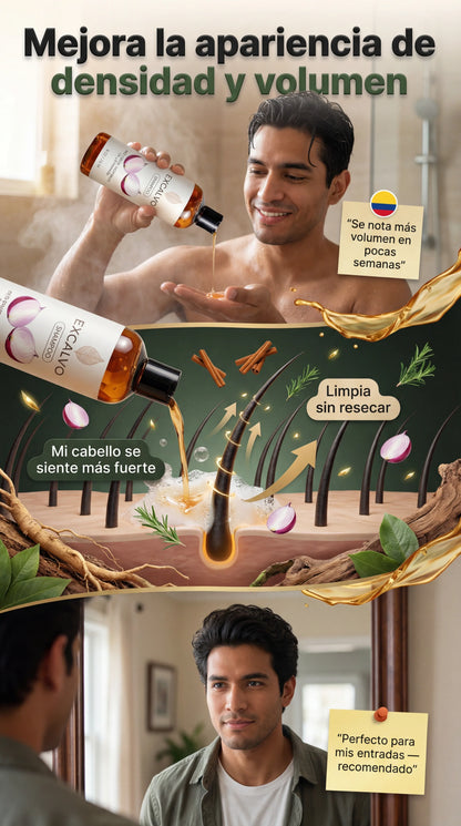 Champú ExCalvo — Regenerador Capilar Anticaída