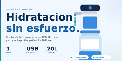 Dispensador de Agua Eléctrico