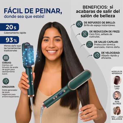 Cepillo Alisador Iónico Profesional